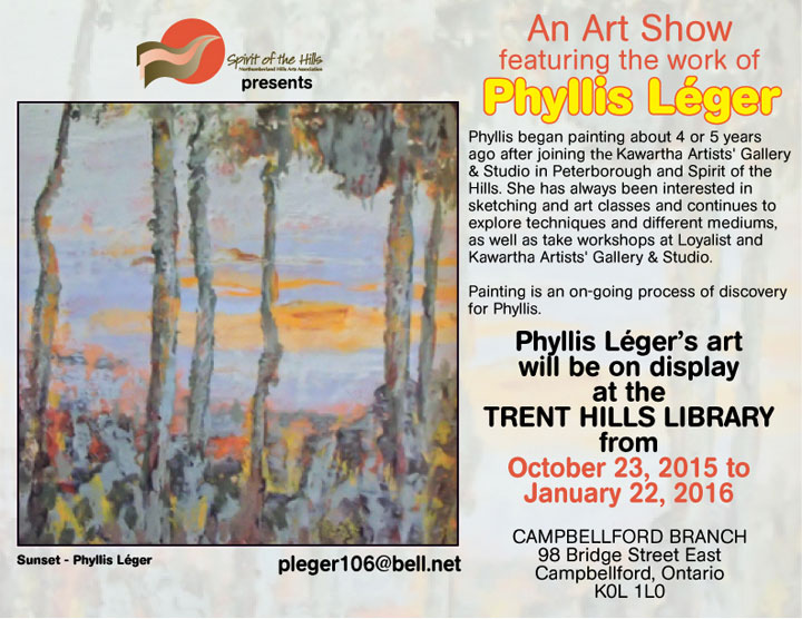 Phyllis Léger at Campbellford Library