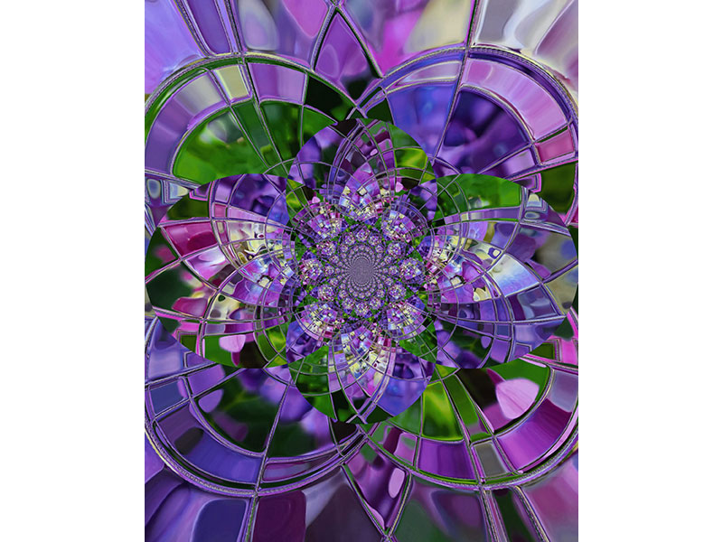 Stained Glass Flower by Marie-Lynn Hammond