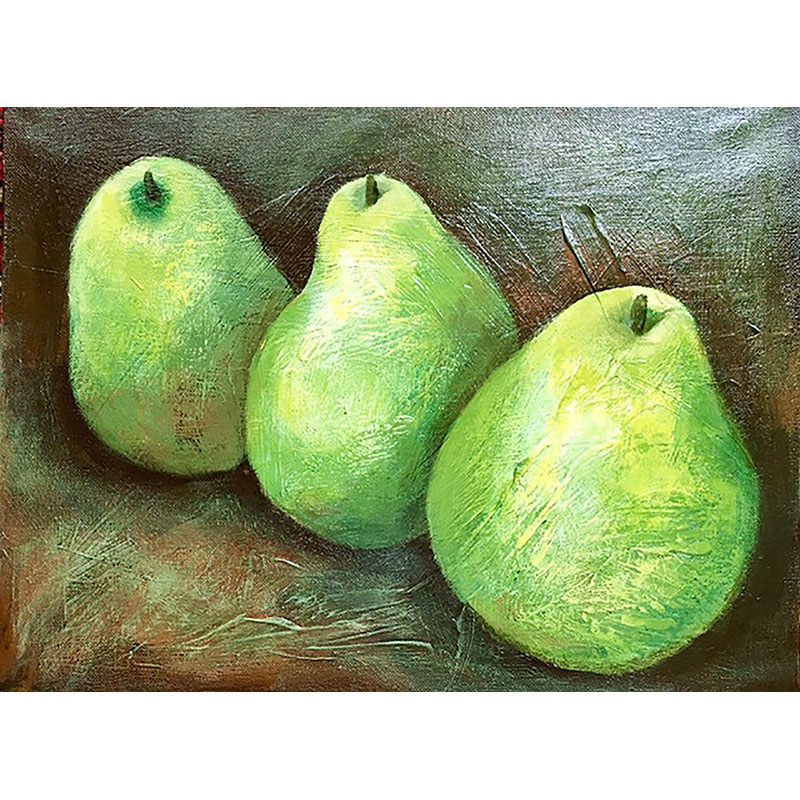 Three Pears by Vera Litynsky